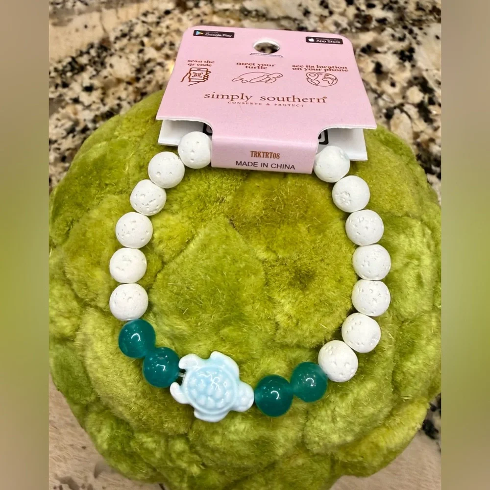 NWT Simply Southern Turtle Tracker Bracelet - Picture 4 of 5
